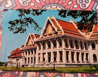 Chulalongkorn University - Bangkok, Thailand - Vintage Postcard
