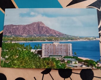 The Reef Hotel - Majestic Diamond Head - Waikiki, Hawaï - Carte postale ancienne