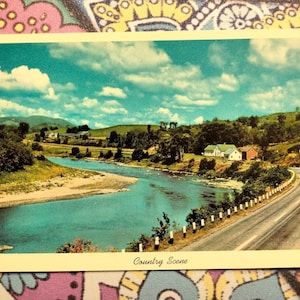 Cena Country - Cartão Postal Vintage