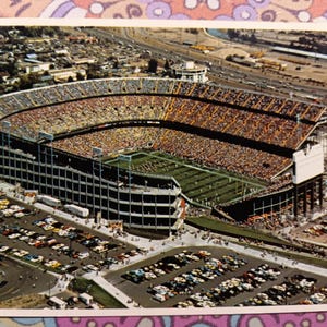 Mile High Stadium - Denver, Colorado - Carte postale ancienne