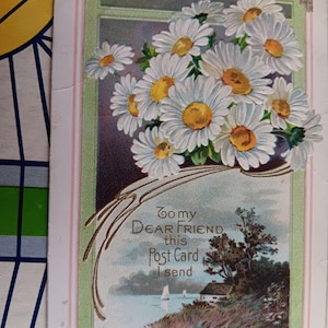Al mio caro amico invio questa cartolina - Cartolina d'epoca del 1914