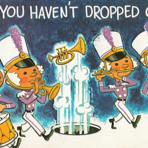 Hope You Haven&#39;t Dropped Out! - Vintage Postcard