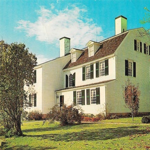 Strawberry Banke - Chase House - Portsmouth, New Hampshire - carte postale vintage