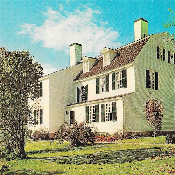 Strawberry Banke - Chase House - Portsmouth, New Hampshire - Vintage Postcard