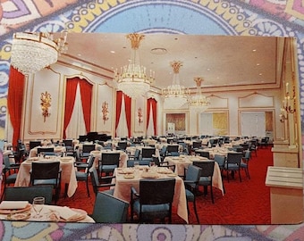 Greenbrier - Comedor Crystal - White Sulfur Springs, Virginia Occidental - Postal antigua