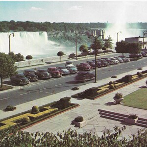 The American and Horseshoe Falls - Niagara, Canada -  Vintage Postcard