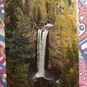 Tower Falls - Parc national de Yellowstone, Wyoming - Carte postale ancienne