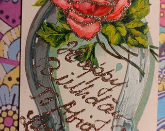 Happy Birthday - Vintage Postcard