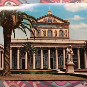 Roma - Basilique Saint-Paul - Carte postale vintage