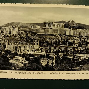 Athènes - L'Acropole vue par Philippe est apparue - Carte postale ancienne