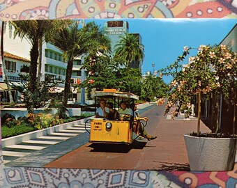 Exotic Lincoln Mall - Miami Beach, Florida - Vintage Postcard