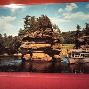 The Sugar Bowl- Lower Dells of Wisconsin River - Vintage Postcard