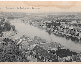Namur - Confluent de la Sambre et de la Meuse - Vintage Postcard