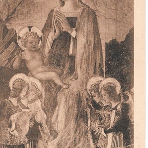 Perugia - Pinacoteca - La Vergine col Bambino - Cartão Postal Vintage
