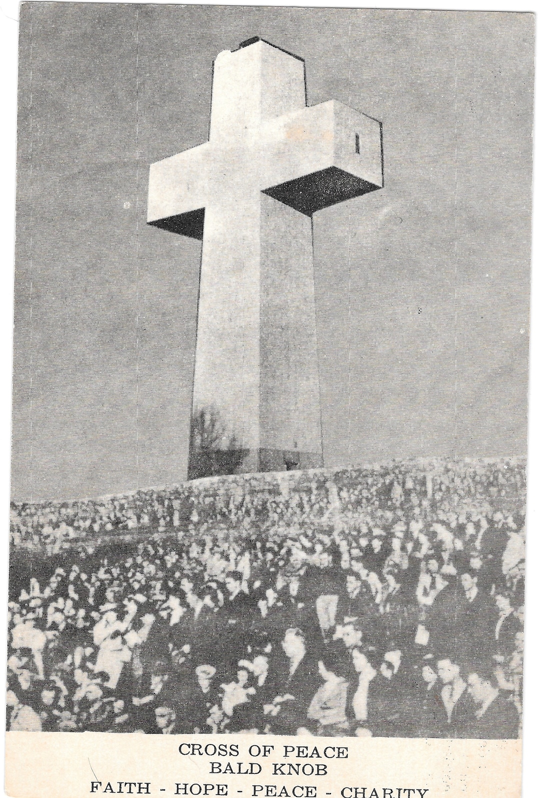 The Cross of Peace Bald Knob Mountain Makanda, Illinois Vintage