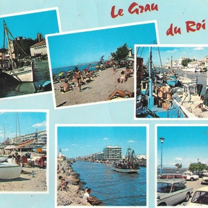 Cartão Postal Le Grau du Roi, França - Vintage