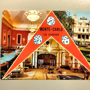 Monte-Carlo Le Kasino - Vintage Postkarte