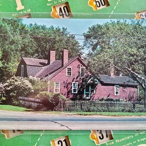 Lieutenant Walter Fyler Homestead - Windsor, Connecticut - Vintage Postcard