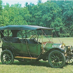 1912 Overland - Modell 61 Tourenwagen - Manfred Rein Collection - Oakland, New Jersey - Vintage Postkarte