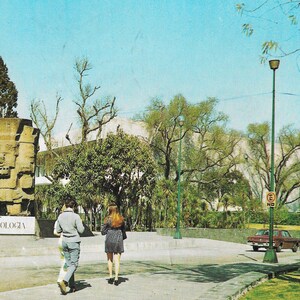 Cartão Postal Tlaloc - The Rain God - Museu de Antropologia - México - Vintage 1977