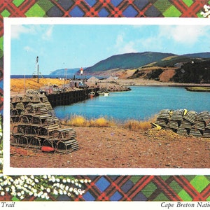 The Cabot Trail- Cape Breton National Park, Nova Scotia - Vintage Postcard