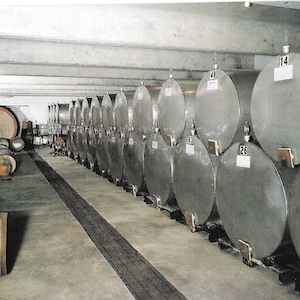 Bodega de vinos Huber - Borden, Indiana - Postal vintage