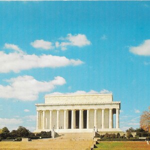 Il Lincoln Memorial - Washington, DC - Cartolina d'epoca