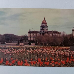 Colorado State Capklemme - Gebäude - Denver, Colorado - Vintage Postkarte