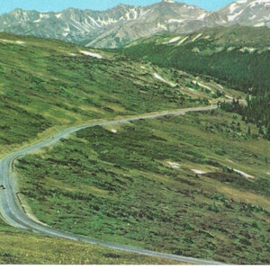 Gore Range - Trail Ridge Road - Rocky Mountain National Park - Vintage Postcard