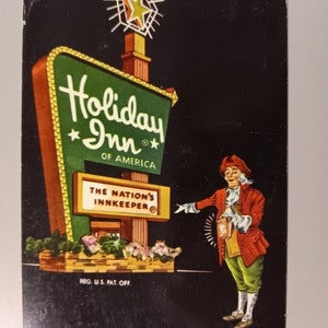 Cartão Postal Holiday Inn - Temple, Texas - Vintage de 1969