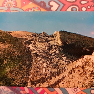 Fallen City atop Big Horn Mountains - Vintage Postcard