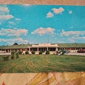 Cartão Postal The Star Motel - Manistique, Michigan - Vintage 1974