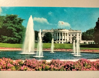 The White House - Washington, DC -  Vintage Postcard