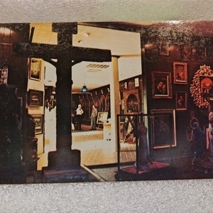 La galería de arte Christ Only - Eureka Springs, postal vintage