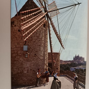 Palma di Maiorca - Mulino Jonquet - Cartolina d'epoca