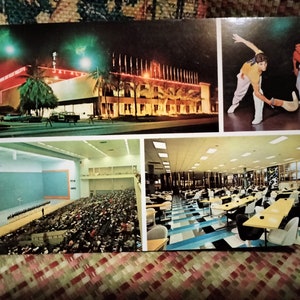 La hermosa nueva Dania - Palacio Jai Alai - Dania, Florida - Postal vintage