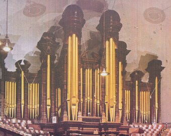 Tabernacle Organ - Temple Square - Salt Lake City, Utah - Vintage Postcard