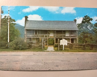 Wolf House on White River - Norfork, Arkansas - Ozarks - Vintage Postcard
