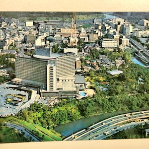 Hotel New Otani - Tokyo, Japan - Vintage Postcad