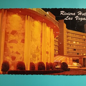 Riviera Hotel - Las Vegas, Nevada - Carte postale ancienne