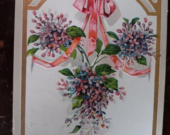 Birthday Greetings - 1908 Vintage Postcard