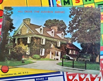 Mill Grove - el Santuario de Audubon - Audubon, Pensilvania - Vintage Postal
