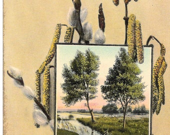 Ein fröhliches Osterfest - 1911 Vintage Postkarte