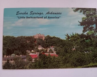 Eureka Springs, Arkansas - "Little Switzerland of America" - Vintage Postcard