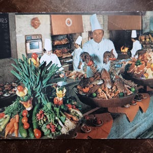 Taverna Ta Nissia - The Athens Hilton - Grecia - Cartolina d'epoca