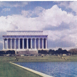 Il Lincoln Memorial - Washington, DC - Cartolina d'epoca