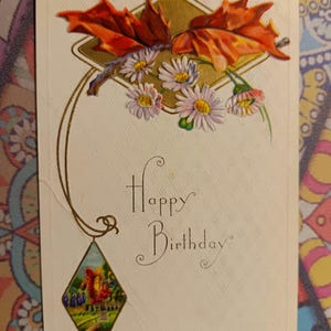 Happy Birthday - Vintage Postcard