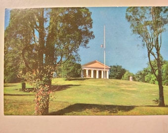 Lee Mansion - Arlington Memorial Amphitheatre - Arlington, Virginia - Vintage Postcard