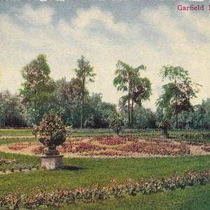 Garfield Park - Chicago, Illinois - Carte postale vintage 1912