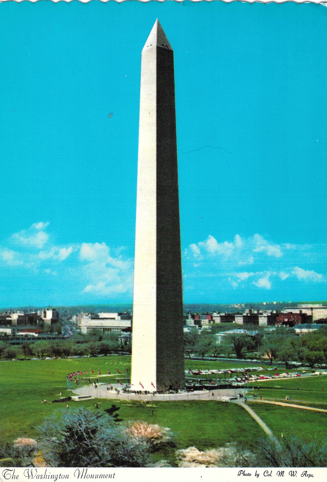 The Washington Monument - Washington, DC - 1972 Vintage Postcard - Etsy